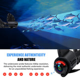 Fish Finder Depth Finder, 4.3 Inch Underwater Fishing Camera Portable Fishfinder with 480 * 272 HD Display, 100FT/Waterproof IP68, for Kayak/Boat/Ice Fishing, Includes Transducer & Mounting Kit