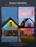 Govee Permanent Outdoor Lights Pro, 150ft with 90 RGBIC LED Lights for Daily and Accent Lighting, 75 Scene Modes for Outdoor Decor, IP67 Waterproof, Works with Alexa, Google Assistant, Matter, White