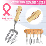 Complete Gardening Tool Set Kit w/Organizer