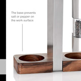 AdHoc Menage Classic Salt and Pepper Mill Gift Set - Salt & Pepper Seasoning Mill - Manual Mill Set with Ceramic Mechanism