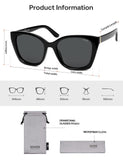 SOJOS Vintage Oversized Cateye Sunglasses Womens SJ2634