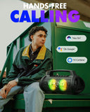 W-KING 120W Peak 70W Speakers Bluetooth Wireless, IPX6 Waterproof Portable Bluetooth Speaker Loud, Outdoor Bluetooth Speaker with Subwoofer/42H/DSP/EQ/RGB/Powerbank/MIC in, Large Party Boombox Speaker W-KING