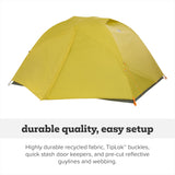 Big Agnes Blacktail & Blacktail Hotel Tent - Backpacking Tent for Camping, 3 Season, Ultralight, Waterproof, Warm Olive/Chinois Green, 2 Person