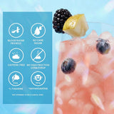 PERFY Caffeine Free Healthy Soda Classics Variety | Real Fruit Juice – Low Sugar Nootropic Drinks with L-Theanine + Turmeric or Ashwagandha | Calming Functional Mocktail Sampler | Sweetened with Stevia & Monk Fruit | Keto + GLP-1 Friendly