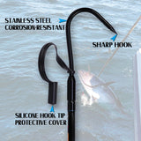 Fishing Gaff Portable Fish Gaff with Stainless Steel Fishing Hook for Saltwater Offshore 3'/5'/6' (Length: 5') Fiblink