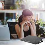 Laptop Cooling Pad 15.6-17 Inch with 6 Silent Fans, Adjustable Stand