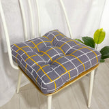 HXAZGSJY Chair Cushions for Dining Chairs Bohemian Soft Patio Chair Pads Indoor Office Home Kitchen Square Dining Chair Cushion Pillow CAI Grid 20"x20"x4"