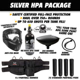 Maddog Tippmann 98 Custom Paintball Gun Marker Silver HPA Package