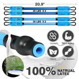 Pilates Equipment, Pilates Bar Kit with Resistance Bands, Multifunctional Resistance Bar with Heavy Adjustment Exercise Bands, Portable Home Gym Workout Equipment