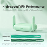 GL.iNet GL-MT3600BE (Beryl 7) Portable Travel Router, Pocket Wi-Fi 7 Wireless 2.5G Router