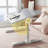 Adjustable Height Laptop Desk, Foldable Bed Tray Table, Portable Lap Desk