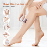 UPTARD Women's Electric Razors for Women Legs Pubic Facial Hair Removal 2 in 1 Womens Electric Shaver for Women,Bikini Trimmer for Lady,Waterproof (5D)
