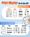 Phomemo M110 Label Maker Machine with Tape Thermal Label Printer