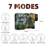 Hunting Laser Rangefinder with Rechargeable Battery 1000 Yards Hunting Range Finder with Target Acquisition REVASRI