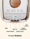 SUMSATY Bread Maker, 2.2LB 16-in-1 Bread Machine, Automatic Bread Maker Machine with Nonstick Pan & 15H Timer & 1H Keep Warm for Beginner, Breadmaker with Gluten-Free, French, Yogurt, Recipe
