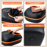 POGGT Foot Massager Machine with Heat, Upgrade 6 Airbags 29 Nodes Deep Rolling, Compression, Ankle Kneading, Shiatsu Foot Massager for Neuropathy Plantar Fasciitis, Gifts for Men Women Fits Up to 13"