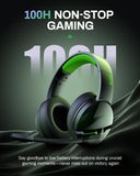 Wireless Gaming Headset | Non-Stop 100H Battery | Dynamic 50mm Drivers | Clear Voice Mic | Bluetooth5.3, 3.5mm acer