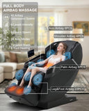 BOSSCARE 2026 4D Massage Chair Full Body, 24 Modes Zero Gravity SL-Track Shiatsu Recliner- AI APP Control Airbag Massage with Body Scan,Deep Yoga Stretch,Heating Waist and Foot (Black)
