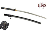 Hand Forged 1045 Carbon Steel Damascus Empire Wheel Katana Full Tang Sword