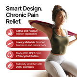 CastleFlexx Mobility and Full Body Strengthening Device | Non-Elastic Stretch Strap with Natural Premium Cork Handles for Stretching, Exercise, Physical Therapy, and Yoga