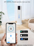 8L Smart Humidifiers for Bedroom Large Room, 2.1Gal Cool Mist Top Fill Diffuser Ambient Light, App & Remote Control, 3 Mist Modes, Quiet Humidifier for Home Office Plant (White)