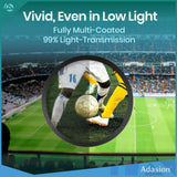 12x42 HD Binoculars for Adults High Powered with Phone Adapter and Tripod, Super Bright BAK4 Prism Waterproof Binoculars for Bird Watching Hunting Hiking Safari Travel Sports Adasion