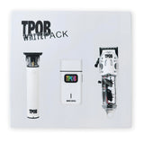 TPOB Slime 2 Barber Hair Clippers Trimmer Shaver Set for Men with Matte White Case and Fade Blade