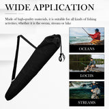 ZJIVQO Fishing Rod Bag, Portable Fishing Pole Case, Pole Cover for Fishing Gear and Equipment, 31.4 x 7.4 x 0.4Inch
