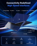 NIMO 17.3" IPS-Gaming-Laptop, AMD Ryzen 7 8745HS Up to 4.9GHz Beat R9 7940HS 16GB RAM 256GB SSD Radeon 780M-Graphics, WiFi 6E USB4 Backlit Keyboard Fingerprint, Win 11 PC for Work & Play 2-Yr Warranty