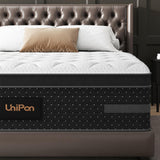 Medium Firm King Size Mattress, 14 inch Hybrid Mattress in a Box with Zoned Lumbar Support for Side Sleepers, Pressure Relief