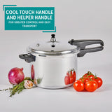 Mirro 92180A Polished Aluminum 10-PSI Pressure Cooker Cookware, 8-Quart, Silver -