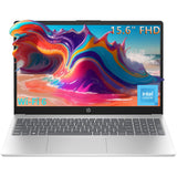 HP Pavilion 15.6 Laptop Computer for Daily Work & Student Home Study, Lifetime Office 365, Intel N100, 16GB RAM, 512GB SSD, Fast Charging, Long Battery Life, Windows 11 Home, Type-C to RJ-45 Cable