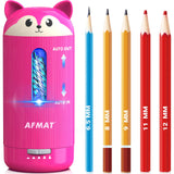 AFMAT PSJ4 Electric Pencil Sharpener, Fully Automatic, for 6.5-12mm Pencils