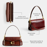 Coach Spazzolato Leather Tabby Shoulder Bag 26
