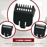 Wahl Groomsman Pro All in One Beard Trimmer for Men, Mens Beard Trimmer Rechargeable Cordless Hair Trimmer, Includes 3 Attachment Heads for Beard, Nose, & Ear Hair Trimming - Model 5617