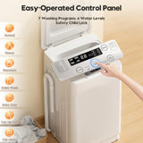 Auertech Portable Washer and Dryer Combo Set, 18 lbs Fully Automatic Washing Machine, 1.5CuFt Portable Dryers, Compact Washer and Dryer for Apartment, RV, Dorm