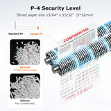 12-Sheet Micro Cut Shredders for Home Office, 60 Minute P-4 Security Level Paper Shredder for CD, Credit Card, Mails, Staple, Clip, with Jam-Proof System & 4.2 Gal Pullout Bin C266-B bonsaii