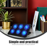 Laptop Cooling Pad Stand with Six Fans Adjustable Height