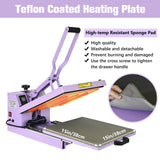 Heat Press 15x15 inch Industrial Quality Sublimation Heat Press