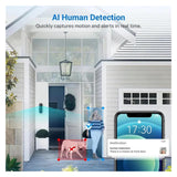 FMDARJXWHCP Smart Wireless Video Doorbell Camera with AI Detection, Night