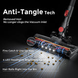RONEAIR Cordless Vacuum Cleaner for Home,Cleans Under Furniture Without Bending,40Kpa 45Mins,Self-Standing,Powerful Stick Vacuum Cordless for Pet Hair,Hard Floors,Carpets,Car