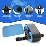 Automatic Rebound Ab Roller Wheel for Home Gym – Sturdy Core Fitness Equipment with Knee Pad – Perfect Abdominal Exercise For Men & Women, Effective Abs Workouts & Strength Training HAVENYX