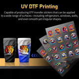 DXZ A3 UV DTF Printer Bundle with Laminator, Dual F1080 Print Heads UV Printer, Auto Cleaning & White Ink Stirring System, Professional Printer for Tumblers, Glass, Metal, Wood, Leather