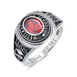 Oseew 2027 Men Custom Pattern Graduation Ring Gift Style2