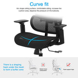 Office Computer Desk Chair, Ergonomic Desk Chair Mesh Computer Chair with Wheels LVVEZin