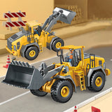 BLQCSLH Excavator Set，rc Dump Truck Command The Site Conquer The Dir，2.4Ghz Remote Control Construction Vehicle Set Children's Toys，Alloy Material Simulate True Scale (Loader)