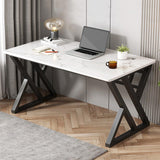 HaoJieHan Computer Desk, PC Desk, Study Room, Desk, Workstation, Can Be Used as a Game Table or Computer Desk, Corner Desk in Modern Design A, 140 x 75 x 60 cm