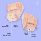 Instant Color Label & Smartphone Photo Printer - Portable - Personalize Prints 2” x .5”- 9” - Pink HP