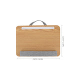 Foldable Lap Desk for Laptops and Notebooks, Anti-Slip Cushion Khaki