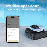 (2026 New) DREAME Robotic Pool Vacuum, Wall & Waterline Cleaning, Up to 180 Runtime, 8000 GPH Suction, Automatic Pool Cleaner for Above & In-Ground Pools, Smart App, for Pools up to 1950 sq.ft